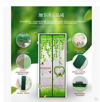 High-end small bird models eco-friendly nylon silk magnetic soft yarn door handmade summer mosquito free wearing magnetic stripe multi-spec door curtain