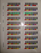 Original SUN STK ORACLE LTO4 tape barcode label barcode identification code