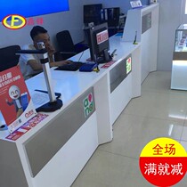  New China Mobile reception desk Business desk Mobile phone shop repair desk Specialty store reception desk Bar counter