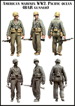 1:35 Resin Soldier Pacific American E39