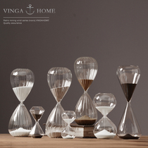 Creative Personality Glass Hourglass Timer 5 30 60 min Time Birthday Gift Home Decorative Items Swing pieces