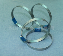 Imported Swedish ABA Zinc Aluminum Carbon Alloy Steel S20 Blue Strap Clamp Throat Hoop Clip W1 77-95