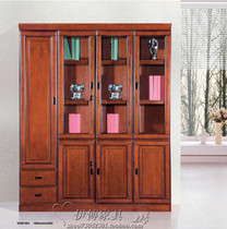  Multi-door combination wooden bookcase with wardrobe locker with lock data cabinet Floor file data cabinet Office furniture