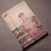 Military poster veterans never die World War II famous MacArthur poster MacArthur Allied commander map