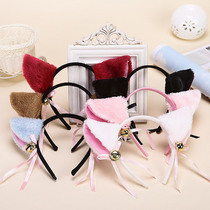 Animation peripheral Cat Girl accessories maid accessories Bell cat ear hairband selling cute hair accessories performance props cos