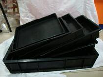 Antistatic pallets black PP plastic tray circuit board electrostatic trays 375 * 250 * 60mm