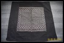 Old woven cotton handmade textile cotton bottom cotton silk Guangxi Dai brocade exquisite hand craft quilt face K237