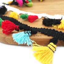 Tassel hanging spike webbing color national clothing Sofa curtain tablecloth Lace pendant handmade diy decorative accessories