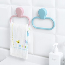 Paste towel ring kitchen toilet rag rack towel rack hanging towel rack towel rack towel hanging