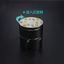  Novel bullet three-layer metal tobacco grinder tobacco grinder Tobacco grinder
