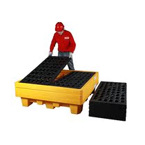 Sisbel Sheng leakage platform 4-barrel type chemical leakage SYSBEL polyethylene anti-corrosion leakage tray