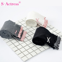 Child Clothing Spring Autumn Children Pants Cotton vertical Stripes Bottoms Pants Fashion Agaric side 90% Pants Korean Version Girl Pants