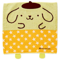 Japan SanrioPompompurin pudding dog cotton towel square towel handkerchief (pumpkin pants)