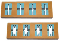 gck bus frame PMJ8-4 insulated bus frame Pitch 120mm cabinet with bus clamp Haitan bus clamp