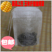 100 eco-friendly small 6*8 corn fiber tea bag filter tea bag disposable tea bag