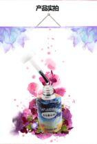 Three bottles of bubble fainting glue gradient eco-friendly beauty nail dyeing glue transparent color art amber gradient chia oil gum bubble