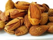 Xiantou new fried cream thin shell almond nut snack with shell Xinjiang open Badan wood even can 500g