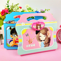 Boys and girls students gift flower girl reward laptop notebook pupils pad lock diary