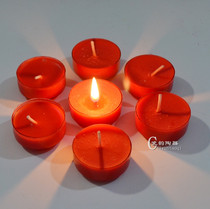 Iron wax red candle home accessories block candle