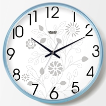 Madding fashion wall clock Living room office simple mute clock wall watch creative quartz clock perpetual calendar D184