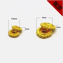 999 Foot Gold Tibetan Spacer 6mm8mm24k Pure Gold Bead Spacer Tibetan Falun Solid Gold Spacer