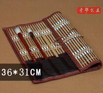 The pen curtain (with cloth bag) keeps the brush 36*31 8 small cloth bags with four sides and fine workmanship