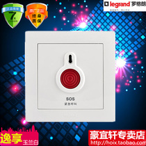 TCL Roglang Jade Lan White Emergency Call Switch SOS Alarm Switch Call Rescue Alarm Button 86 Type