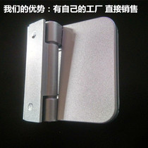 Glitter Glass Hinge Office Partition Fittings Aluminum Alloy