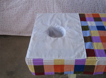  Beauty bedside hole towel massage bed SPA special lying towel lying pillow towel with hole square towel with hole towel full 10