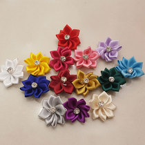 Solid Flowers Pure Handmade DIY Finished Product Multi Color Support Custom Spiked Petals Wedding Dress Accessories Head Ornament