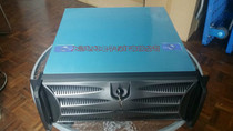 4U450M industrial control chassis server chassis with plastic door panel 10 hard disk positions 3 optical drive positions