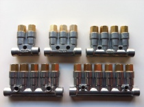 T86 type pressurized quantitative distributor machine tool lubrication pump oil distribution block oil drain