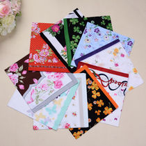 (A)Export CA small fresh soft cotton handkerchief Ladies thin quality handkerchief square handkerchief handkerchief