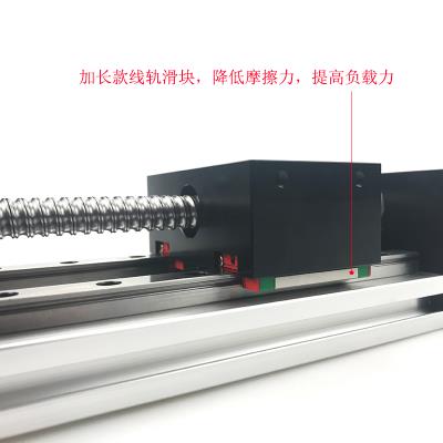 Hot sale GX80 double linear rail ball screw precision linear guide slide Linear electric CNC cross module