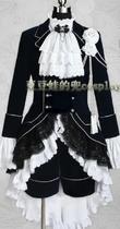 Cosplay anime game Black Deacon Charlvan Denghaibu Young Master Mens Dress cos Free Mail Customization