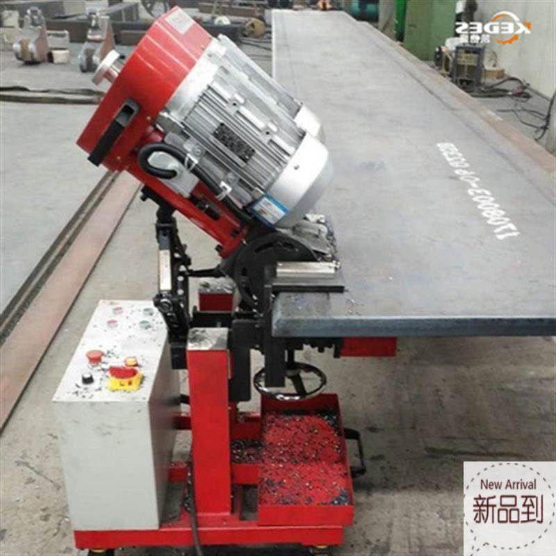 Handrail carbon kinetic rust steel slope thick plate pure copper wire piercing machine portable and more can not stair electric steel beveling machine