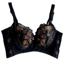 Mid-pulse laca beauty body clothing adjustable bra with side milk gathered beauty salon functional bra