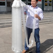 Professional silver fish net half finger 1 meter 2 meters 4 minutes 5 minutes 6 minutes 7 minutes 8 minutes sink net single layer screen mesh sticky net Single layer fishing net