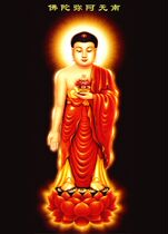 Amitabhas red clothes stand like photo paper over-plastic canvas photo cloth scroll multi-size material selection customization