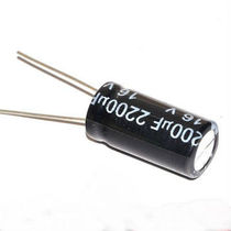Direct plug aluminum electrolytic capacitor 2200UF16V volume 10*20 with polarity capacitor plug-in high quality long Soft Foot