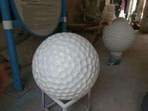 Factory produces a variety of golf sculpture Sports Square theme golf ornaments glass fiber reinforced plastic sculpture