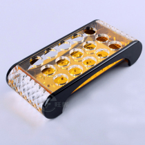 High-grade acrylic cup holder rectangular wine rack glass cup white wine small cup holder plastic bullet holder set