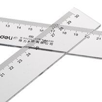 Powerful 30cm ruler 30cm transparent plastic ruler stationery ruler plastic office ruler 6230 stationery
