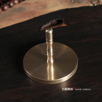 Ancient rhyme celadon 4 5cm pure copper incense paste noodles gray paste incense ash ash Beed with incense road utensils incense pressure