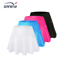 32e Womens summer sports skirt Tennis skirt Badminton skirt Marathon skirt Square dance anti-light