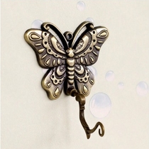 Cute wind chimes special adhesive hook accessories lucky bag butterfly can hang can suck sticky metal double-sided adhesive magnet hook