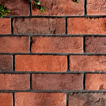 Retro small red brick culture stone Red culture brick Villa exterior wall brick TV background wall exterior wall tile Antique brick