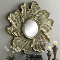 European and American style Xuanguan Decorative Mirror Fireplace Hanging Painting Sofa Background Wall Mirror Art Dining Room Mirror Living Room Hanging Mirror Set