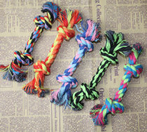 Medium and large dogs Pet knot toys Big dogs Molar teeth Healthy teeth Dog bite rope Golden hair Satsuma bite-resistant dog toys