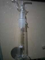 Glass scale washing cylinder gas washing bottle 35ml to be customized